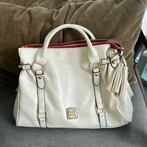 Dooney & Bourke White Leather Satchel